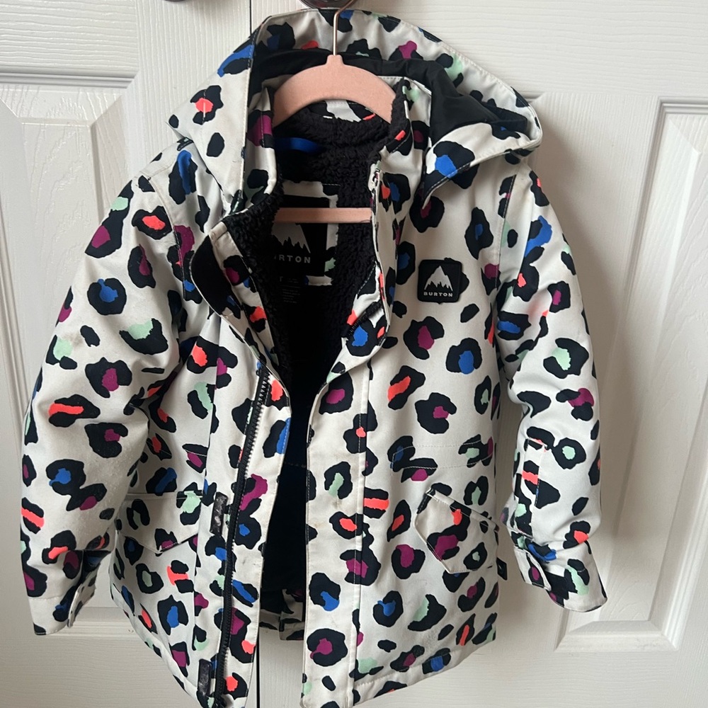 Burton Kids Colorful Patterned Puffer Jacket